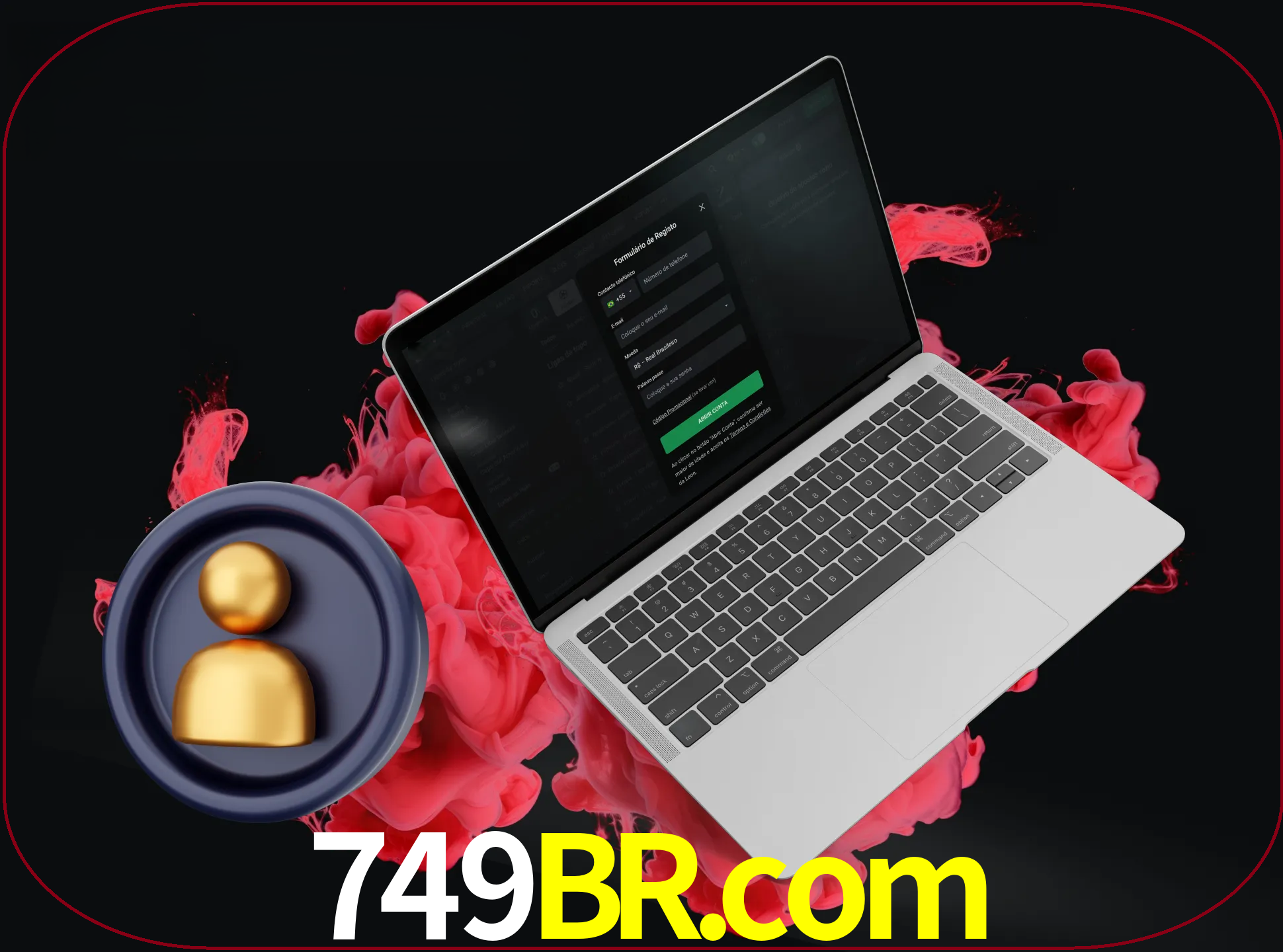 No cabeçalho do site 749br, clique no botão que o levará a um formulário especial onde terá de introduzir as suas informações actuais.