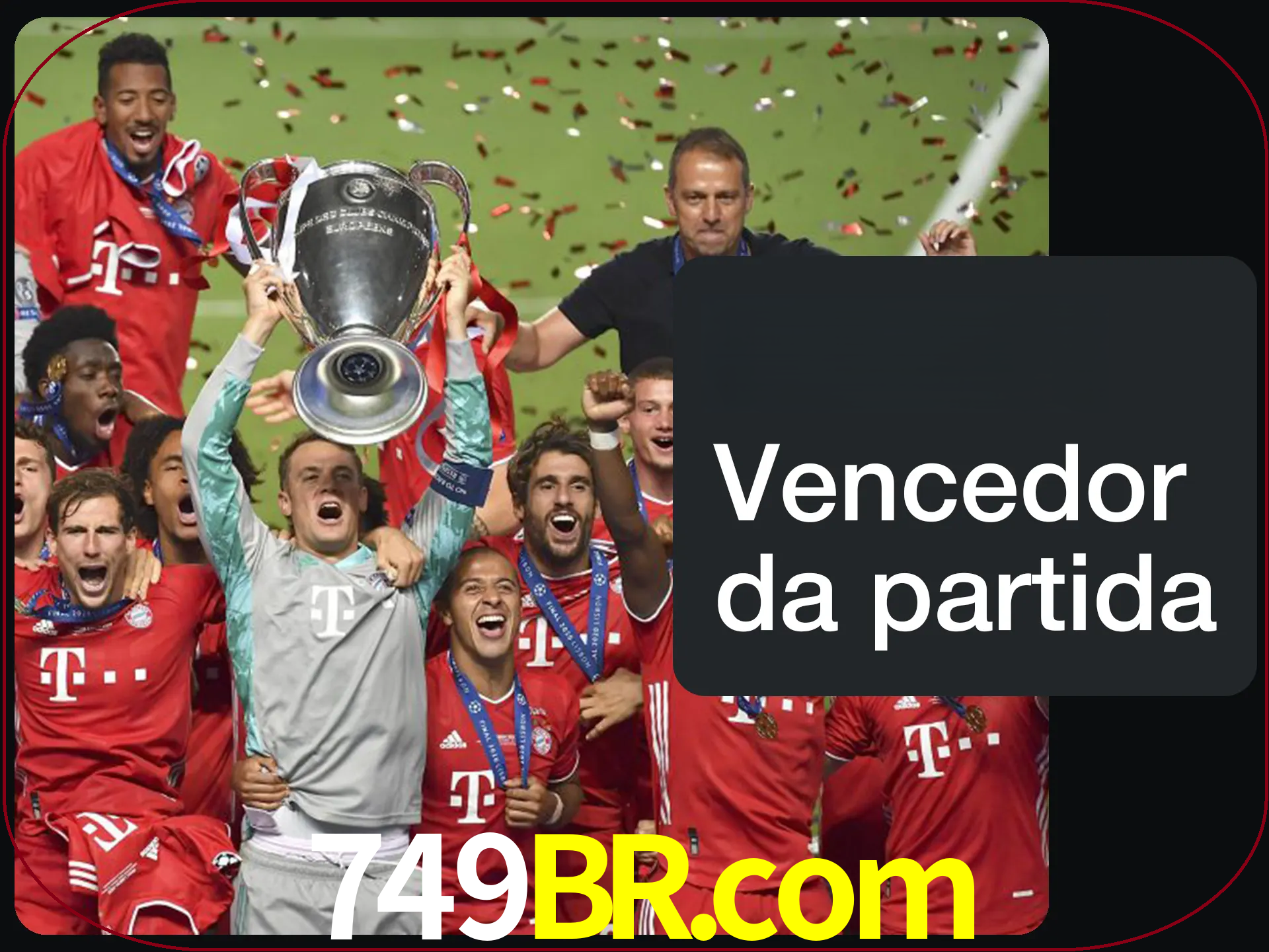 Aposte no vencedor e ganhe uma grande quantia de dinheiro.