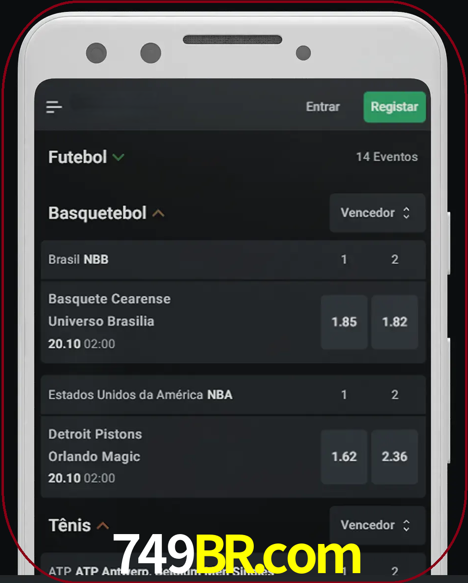 Aposte e assista aos esportes em formato ao vivo.