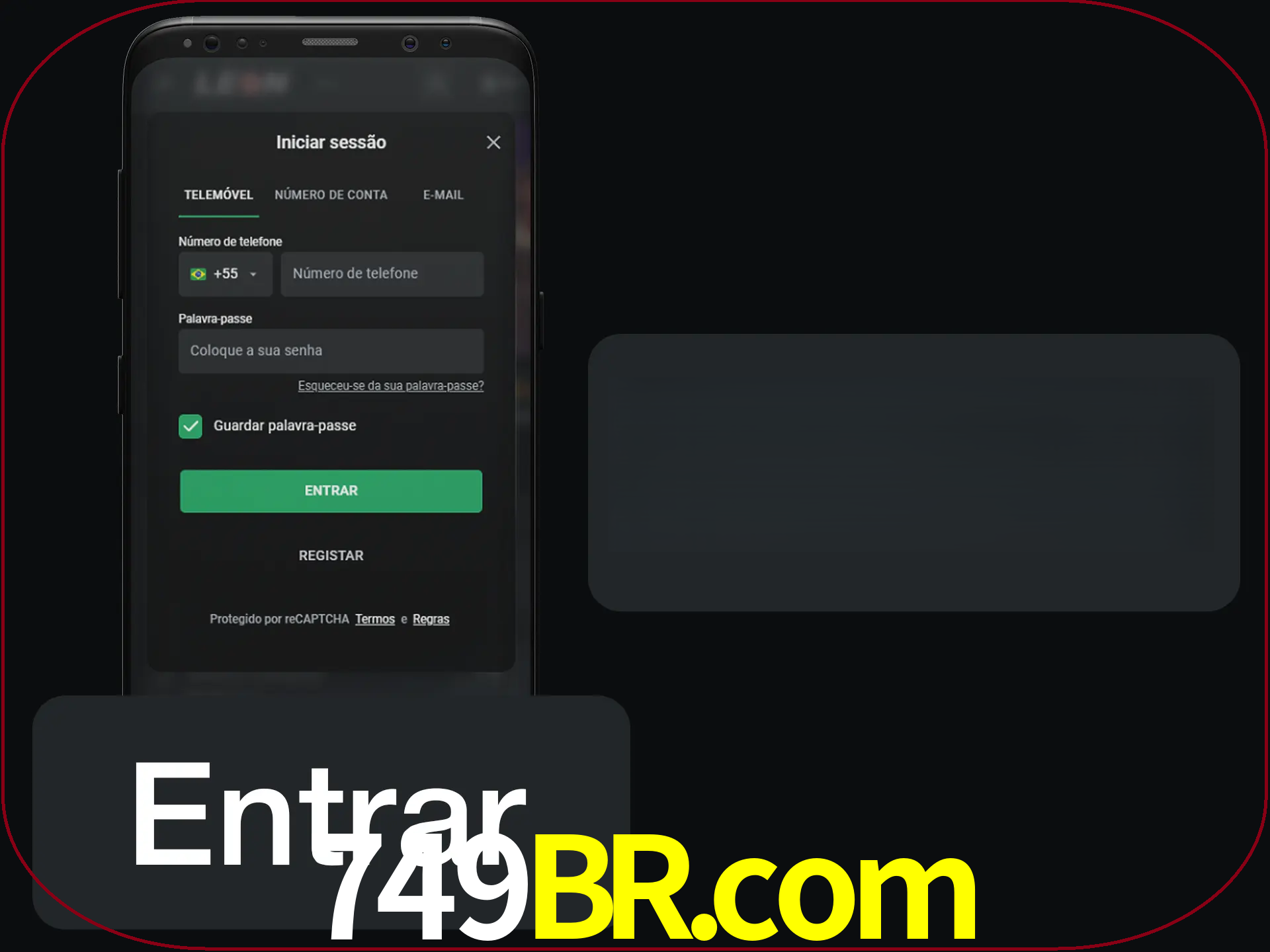 Faça o login para começar a apostar e jogar no cassino.
