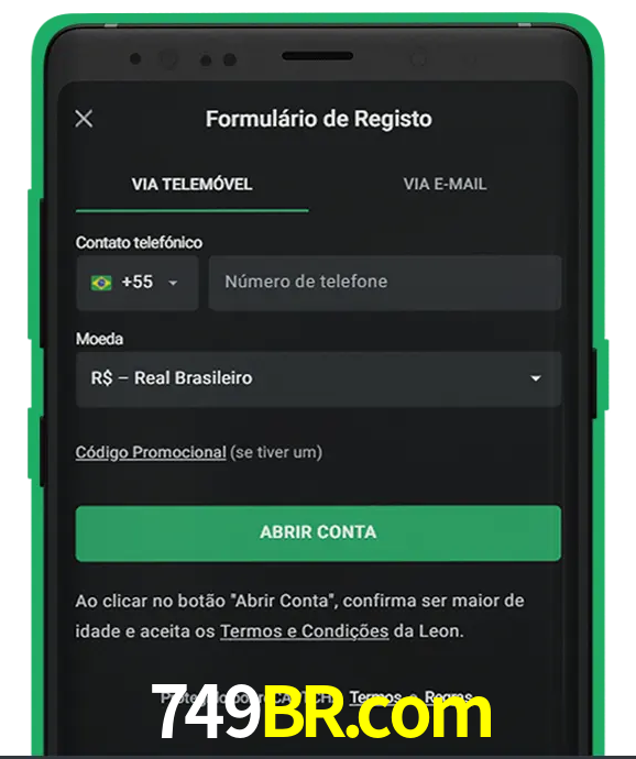 Cadastre-se em LeonBet seguindo passos simples.