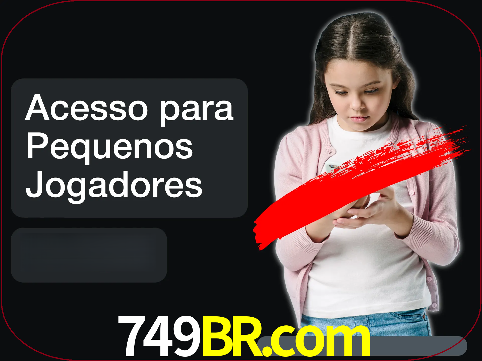 As crianças não podem jogar jogos de cassino.
