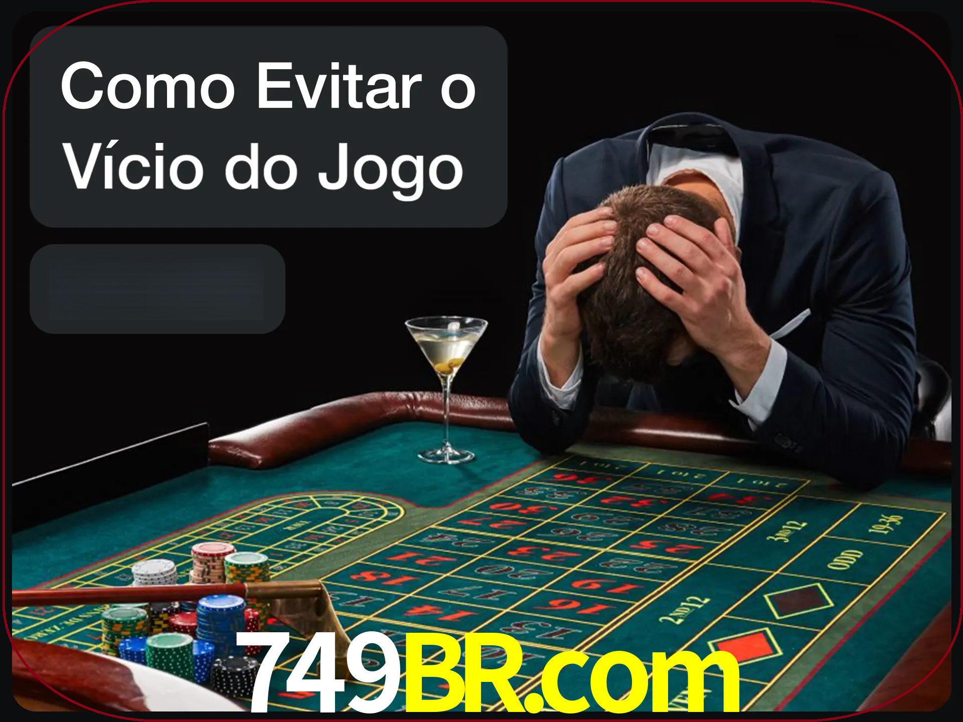 Você é responsável por cada uma de suas apostas.